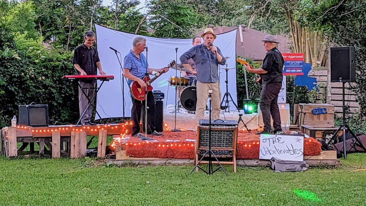 Side Hustlers played our first show at a house party in Destrehan, Louisiana.